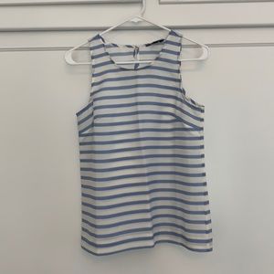 Jcrew Factory blue white striped tank